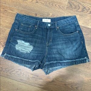 Denim shorts